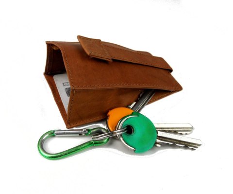 Etui na klucze skórzane BAG STREET Skóra Naturalna Kluczówka Trapez BS580