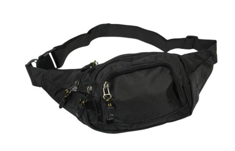 Materiałowa Pojemna Saszetka Do Paska Biodrówka Nerka PolskaGalanteria 7011 30 x 14 x 8 [cm]