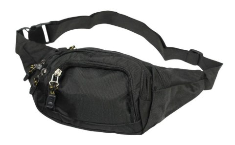 Materiałowa Pojemna Saszetka Do Paska Biodrówka Nerka PolskaGalanteria 7011 30 x 14 x 8 [cm]