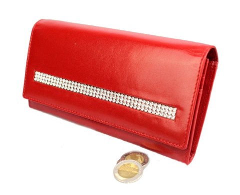 Portfel Damski ROVICKY Długi Z Klamrą Skóra Naturalna Licowa CPR 015 19 x 9 x 3,5 [cm]