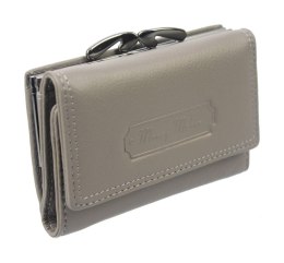 Portfel Damski Skórzany MONEY MAKER Skóra Licowa Klamra 12 cm MM5286