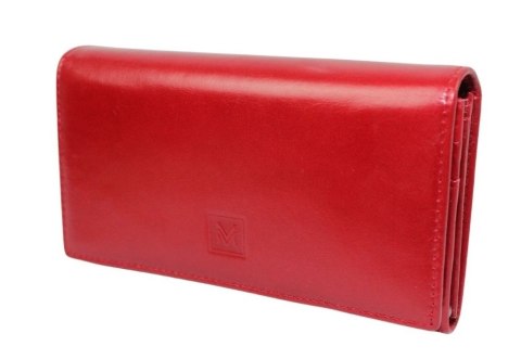 Portfel Damski Skórzany VERMARI Klasyczny Na Klamrę Skóra Naturalna 60001 19 x 9,5 x 3 [cm]