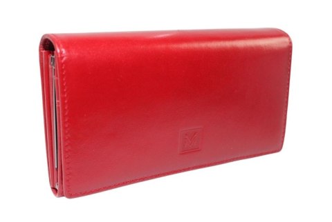 Portfel Damski Skórzany VERMARI Klasyczny Na Klamrę Skóra Naturalna 60001 19 x 9,5 x 3 [cm]