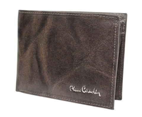 Portfel Męski PIERRE CARDIN Skóra Licowa Duży Poziomy Bez Zapięcia Jedno Skrzydełko 18063 ,,MOZAJKA,, 12 x 9,5 x 2,5 [cm]