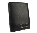 Portfel Męski Skórzany PIERRE CARDIN Skóra Licowa Duży Pionowy Bez Zapięcia Dwa Skrzydełka Z Zapinką Wewnątrz RFID TILAK15-326