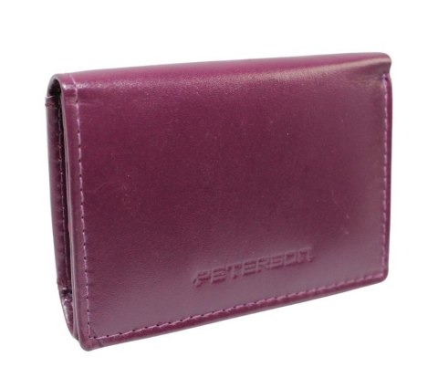 Portfel Skórzany Peterson Skóra Licowa Mały Poziomy - Sakiewka PTN-86 9 x 7 x 2 [cm] 