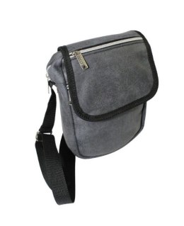 Skórzana Torba Męska Skóra Naturalna Antoszczyk (PL) DeLuxe Z Klapką GRAFIOTOWA 26 x 20 x 5 [cm]