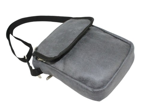 Skórzana Torba Męska Skóra Naturalna Antoszczyk (PL) DeLuxe Z Klapką GRAFIOTOWA 26 x 20 x 5 [cm]