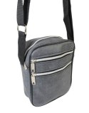 Skórzana Torba Męska Średnia Pionowa GRAFITOWA Antoszczyk (PL) 20 x 16 x 5 [cm]