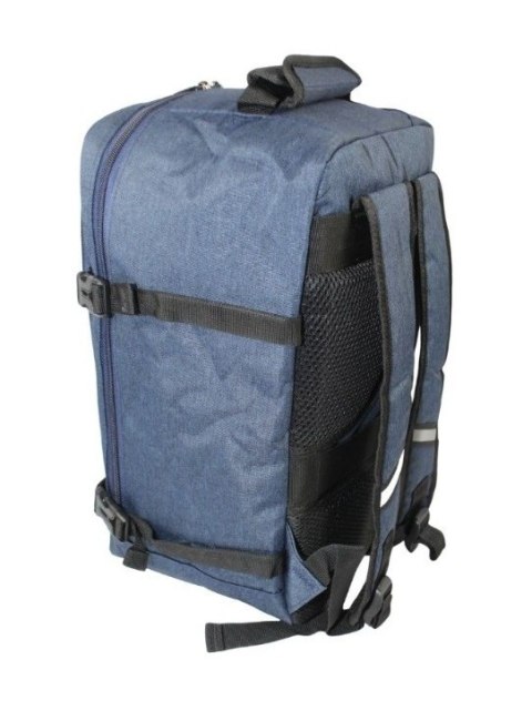 Solidny Plecak Bag Street ''DE LUXE'' Średni Plecak Rekreacyjny Rowerowy BS4107 GRANATOWY 40 x 26 x 19 [cm]