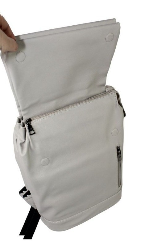 Stylowy i Elegancki Plecak Jennifer Jones 3155 BEŻOWY 40 x 28 x 14 [cm]