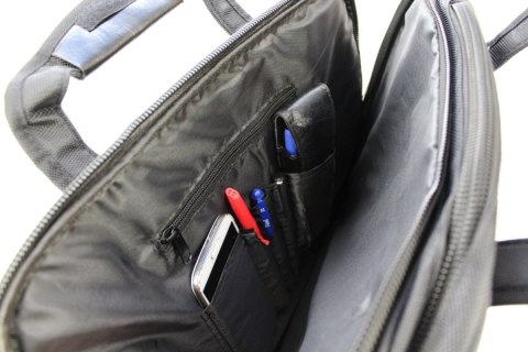 Torba Na Laptopa 15" Średnia Na Dokumenty Do Pracy Solidna SIMON Średni 501 41 x 31 x 10 [cm]