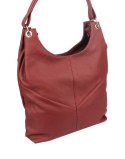 Torebka Skórzana MAGRE (PL) AGNIESZKA Skóra Naturalna BORDOWY