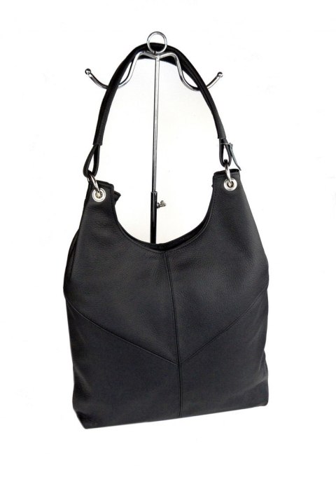 Torebka Skórzana MAGRE (PL) AGNIESZKA Skóra Naturalna CZARNY