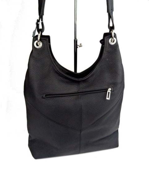 Torebka Skórzana MAGRE (PL) AGNIESZKA Skóra Naturalna CZARNY