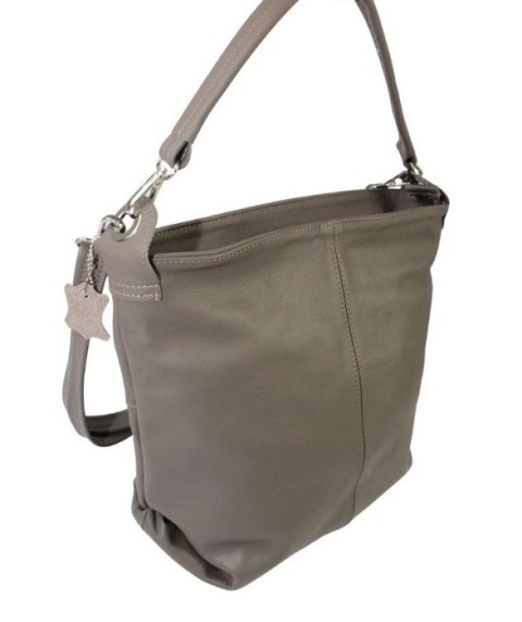 Torebka Skórzana Magre (PL) FIONA Skóra Naturalna CZEKOLADOWY