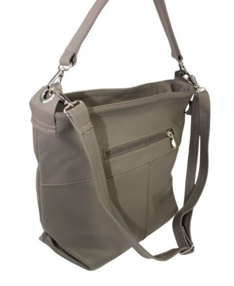 Torebka Skórzana Magre (PL) FIONA Skóra Naturalna CZEKOLADOWY