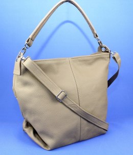 Torebka Skórzana Magre (PL) Skóra Naturalna FIONA KREMOWA